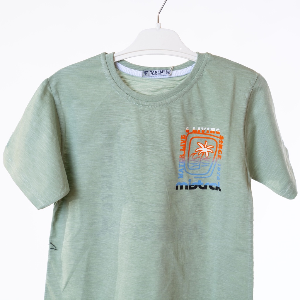 9381 t-shirt garçon vert