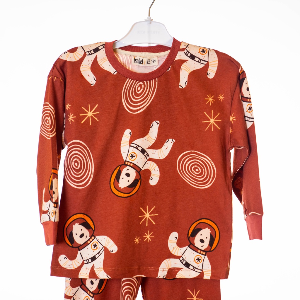 32203 pyjama isobel garçon marron