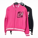 3593 Bomber fille rose 