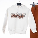 24088 Ensemble jogging marron blanc