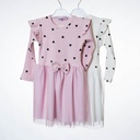 6651 Robe blanche cœurs 