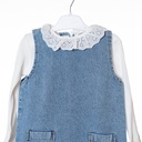 1007 Robe jean 2 pièces 