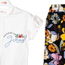 7116 Ensemble pantalon fleur