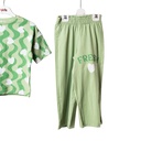 7455 Ensemble pantalon vert
