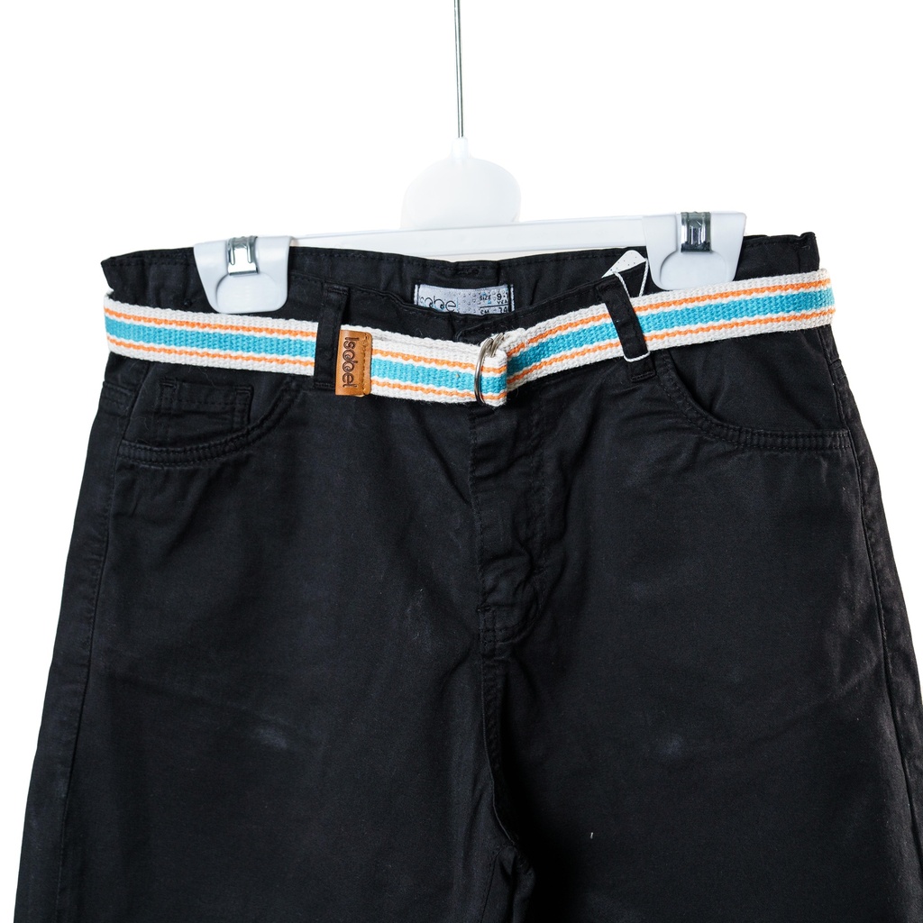 6016 short noir kaki ceinture
