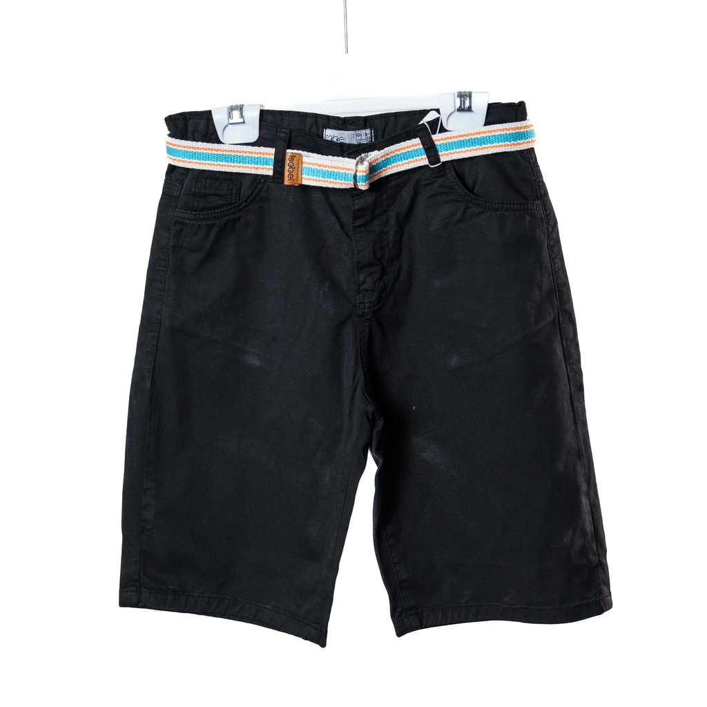 6016 short noir kaki ceinture