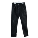 6027 Pantalon jean noir slim 