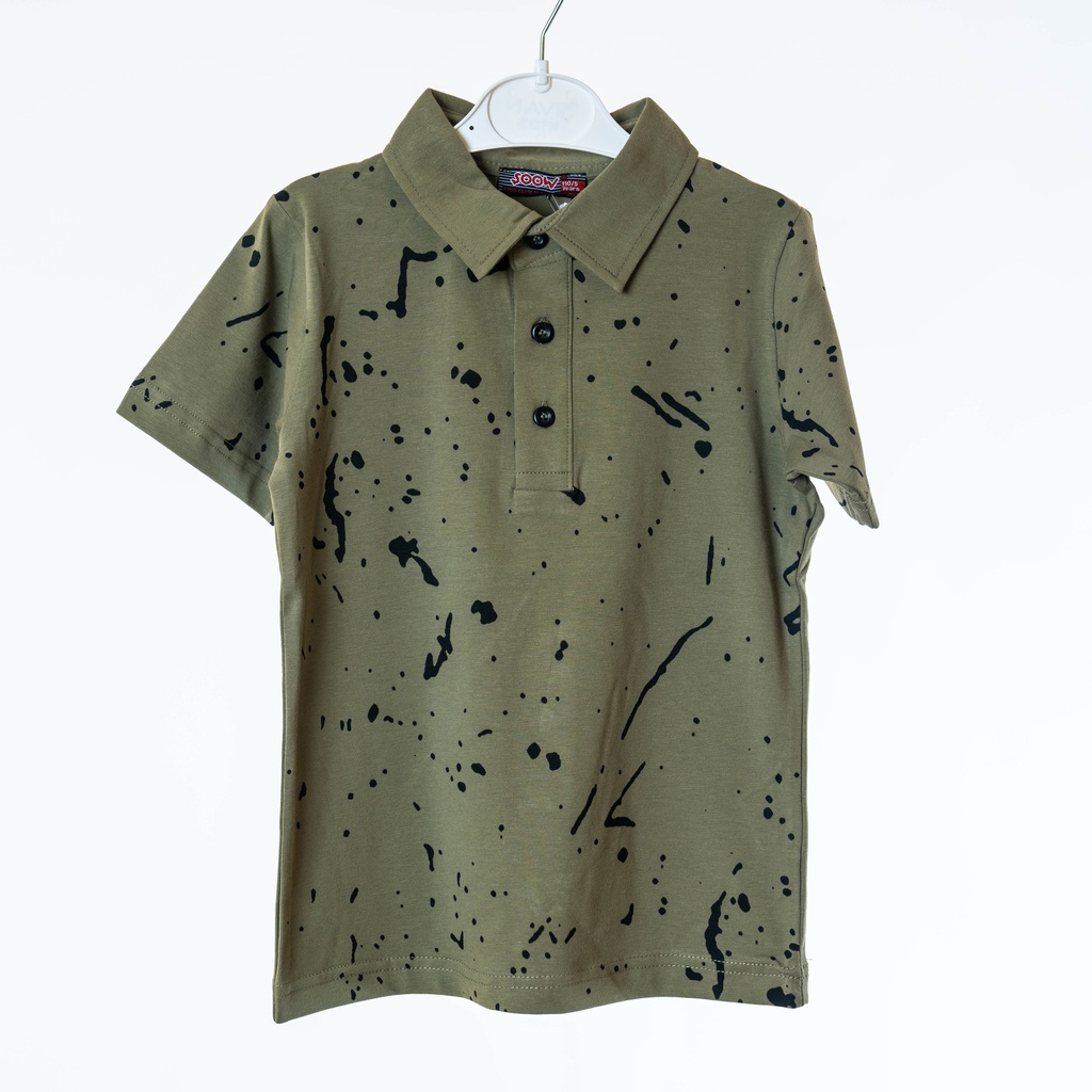 5204 Polo vert militaire