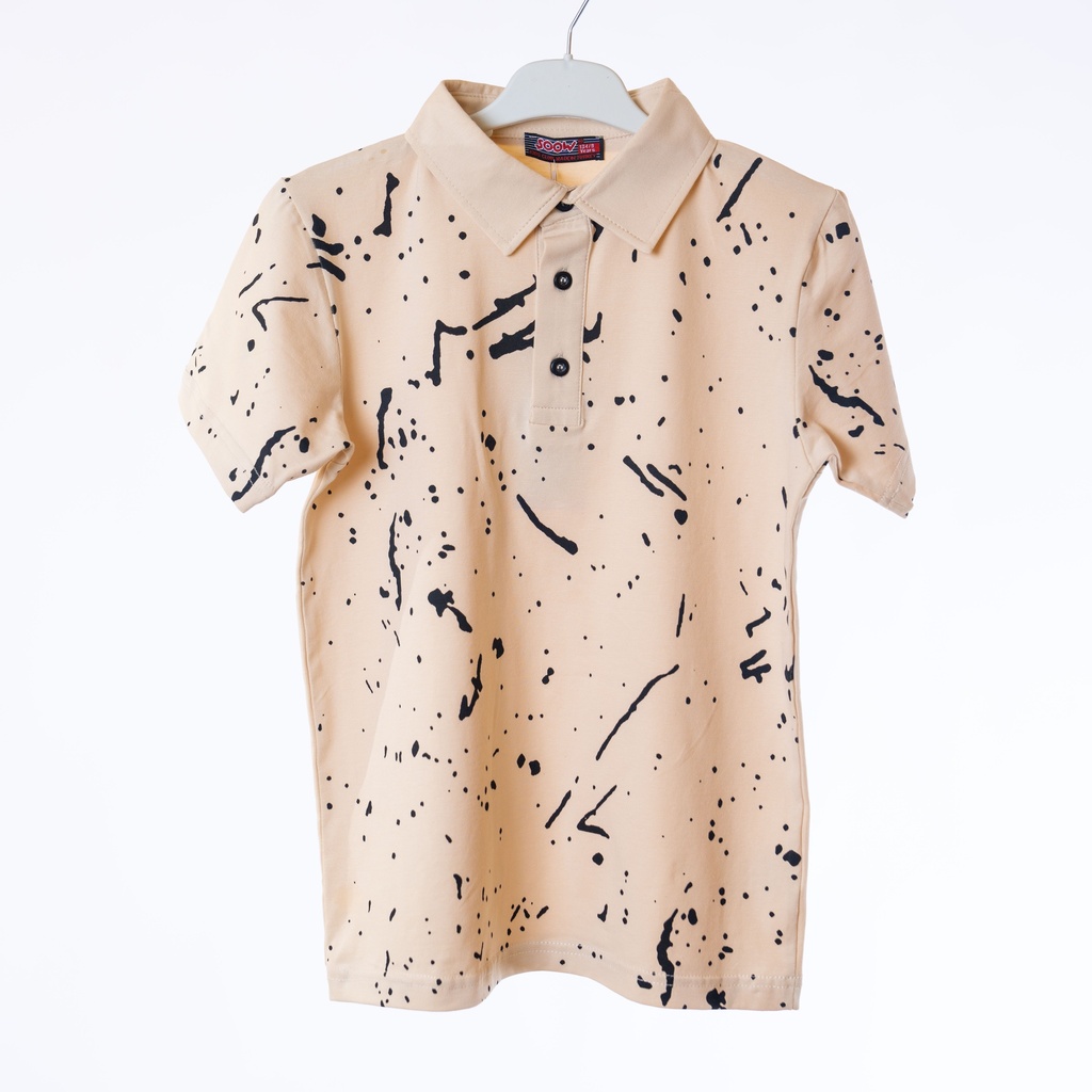 6204 Polo beige noir