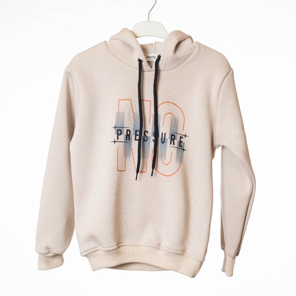 7134 Pull capuche beige PRESSURE