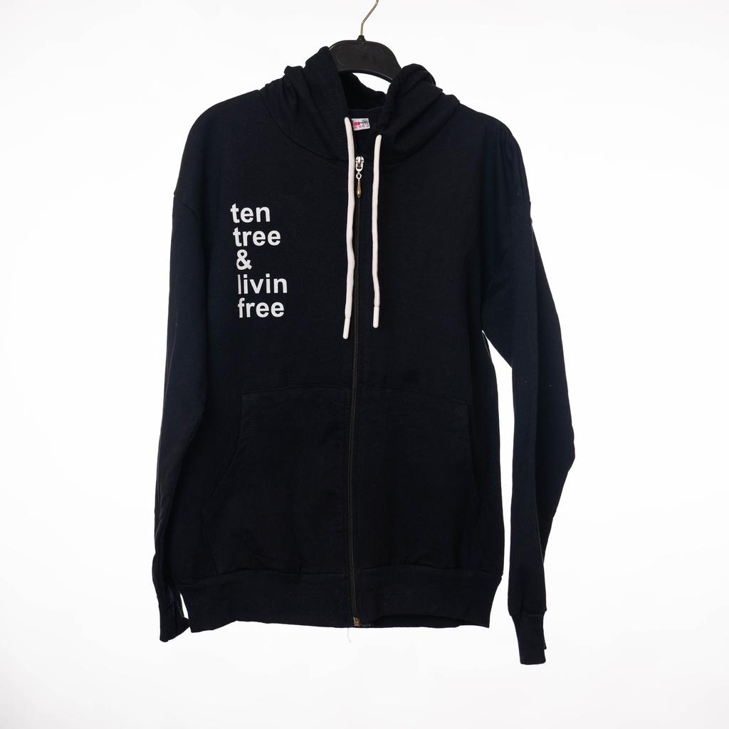 4523 Pull capuche noir fille