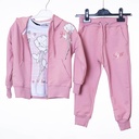 6196 Ensemble rose blanc fille