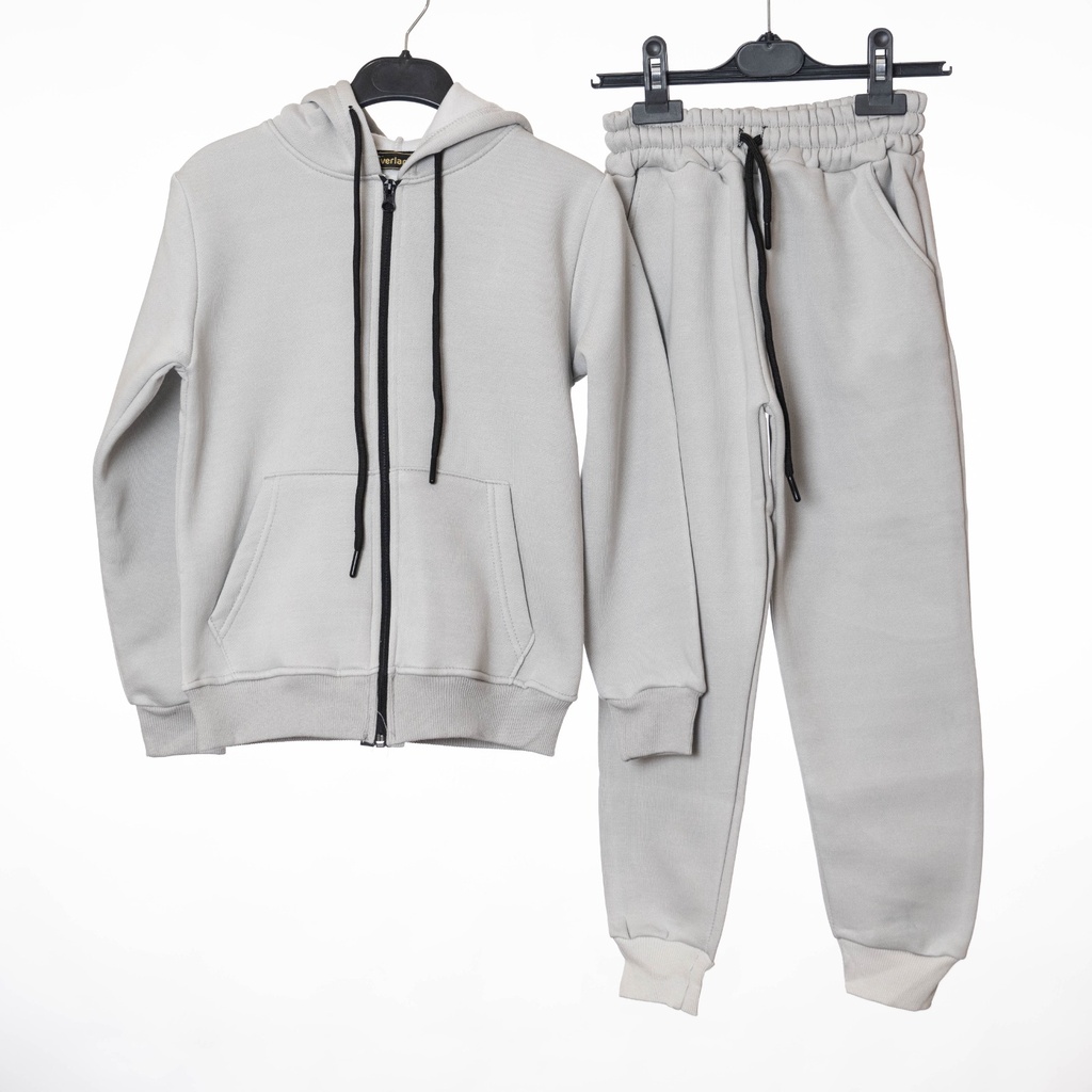 4040 Ensemble jogging gris clair
