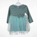 7050 Robe Tweed vert 
