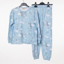 35208 Pyjama bleu motif ciel étoilé 