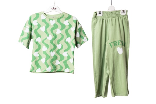 7455 Ensemble pantalon vert