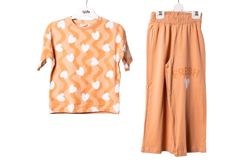 7455 Ensemble pantalon orange
