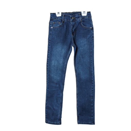 6027 Pantalon jean bleu slim