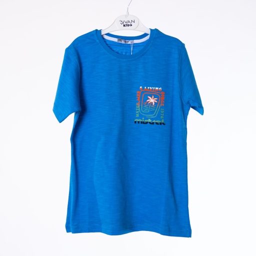 9381 t-shirt garçon bleu