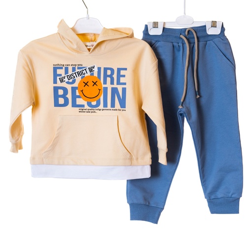 24052 ensemble garçon jogging bleu