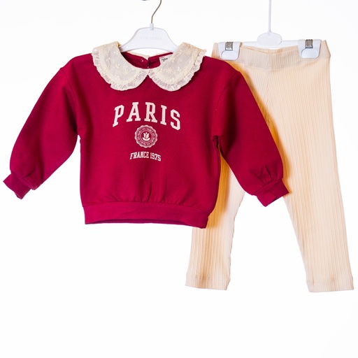 24055 ensemble bas rouge