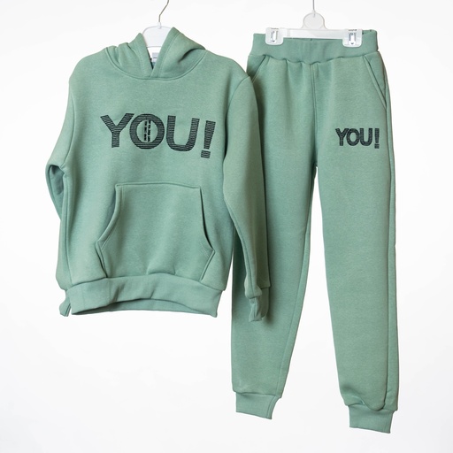 2760 ensemble jogging vert YOU