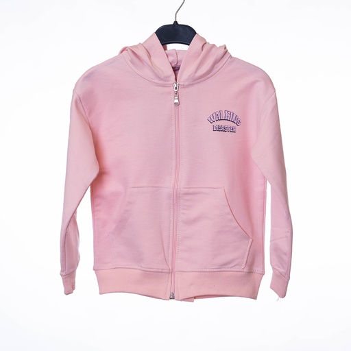 6921 Pull capuche rose fille 