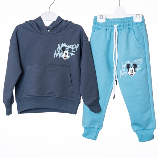 6687 Ensemble Mickey gris bleu