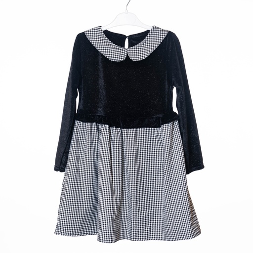 7029 Robe noir et blanc