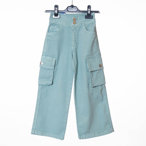 3020 Pantalon cargo vert