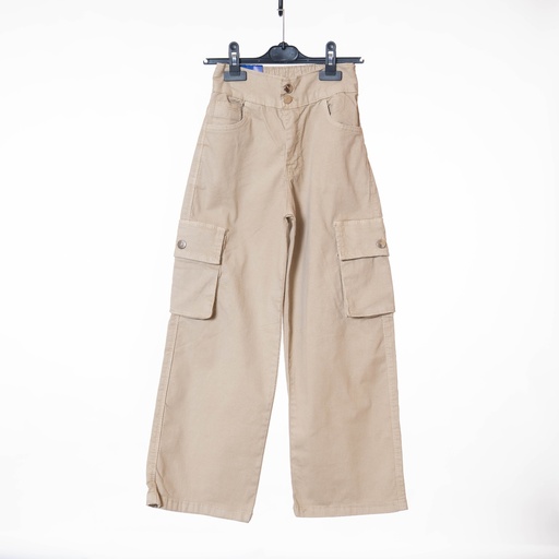 3020 Pantalon cargo kaki 